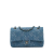 Chanel AB Chanel Blue Denim Denim Fabric Medium Classic Printed Double Flap France