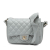 Chanel AB Chanel Gray Calf Leather Quilted skin Bolero de Chanel Flap France