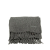 Hermès AB Hermès Gray Wool Fabric Cashmere Fringe Scarf United Kingdom