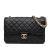 Chanel AB Chanel Black Lambskin Leather Leather CC Quilted Lambskin Westminster Pearl Flap Italy