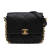 Chanel AB Chanel Black Calf Leather Small Quilted skin Framing Chain Flap Italy