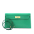 Hermès A Hermès Green Goatskin Leather Chevre Chamkila Kelly Elan France