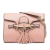 Gucci AB Gucci Pink Calf Leather Mini Microguccissima Emily Crossbody Bag Italy