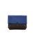 Celine B Celine Blue with Black Calf Leather Bicolor All Soft Pouch Italy