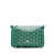 Goyard AB Goyard Green Coated Canvas Fabric Goyardine Plumet Pocket Wallet France