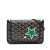 Goyard AB Goyard Black Coated Canvas Fabric Goyardine Plumet Pocket Wallet France