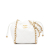 Chanel AB Chanel White Lambskin Leather Leather Quilted Lambskin Chain Around Bucket Bag Italy