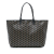 Goyard AB Goyard Black Coated Canvas Fabric Goyardine Saint Louis GM France