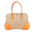 Prada B Prada Brown Beige Canvas Fabric Cinghiale Trimmed Canapa Tote Italy