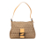 Fendi B Fendi Brown Light Brown Canvas Fabric Zucchino Mamma Forever Italy