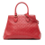 Gucci AB Gucci Red Calf Leather Guccissima Satchel Italy