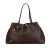 Gucci AB Gucci Brown Dark Brown Calf Leather Guccissima Princy Tote Italy