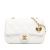 Chanel B Chanel White Lambskin Leather Leather Mini Quilted Lambskin Heart Charms Flap Italy