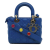 Christian Dior AB Dior Blue Dark Blue Lambskin Leather Leather Small Lambskin Cannage My ABC Lady Dior Italy