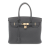 Hermès AB Hermès Gray Dark Gray Calf Leather Togo Birkin Retourne 30 France