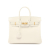 Hermès A Hermès White Off White Calf Leather Swift Birkin Retourne 25 France