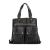 Bvlgari B Bvlgari Black Calf Leather Oversized Becky Satchel Italy