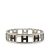 Hermès AB Hermès Silver Silver Metal Rondo Ash H Bangle France