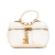 Chanel B Chanel White Ivory Caviar Leather Leather Mini Caviar Chain Zip Around Vanity Case Italy