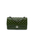 Chanel B Chanel Green Patent Leather Leather Medium Classic Patent Double Flap France