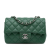 Chanel B Chanel Green Lambskin Leather Leather Mini Rectangular Classic Lambskin Single Flap France