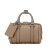 Gucci AB Gucci Brown Taupe Calf Leather Mini Jumbo GG Duffle Bag Italy