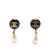 Chanel AB Chanel Gold with White Gold Plated Metal Faux Pearl CC Drop Clip On Earrings France