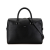 Saint Laurent AB Saint Laurent Black Calf Leather Grain De Poudre Duffle Briefcase Italy