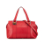 Gucci B Gucci Red Calf Leather Bamboo Bar Shoulder Bag Italy