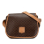 Celine B Celine Brown Coated Canvas Fabric Macadam Crossbody Bag Italy