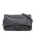 Chanel B Chanel Gray Dark Gray Caviar Leather Leather Jumbo Quilted Caviar Easy Flap Italy