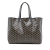 Goyard AB Goyard Black Coated Canvas Fabric Goyardine Saint Louis GM France