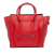 Celine AB Celine Red Calf Leather Mini Luggage Tote Italy