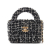 Chanel AB Chanel Black Tweed Fabric Nano Kelly Clutch on Chain Italy