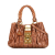 Miu Miu B Miu Miu Brown Lambskin Leather Leather Lambskin Matelasse Coffer Satchel Turkey