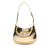 Prada B Prada Gold Patent Leather Leather Spazzolato Cleo Shoulder Bag Italy