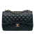 Chanel B Chanel Blue Navy Lambskin Leather Leather Jumbo Classic Lambskin Double Flap Italy