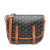 Goyard AB Goyard Black with Brown Coated Canvas Fabric Goyardine Belvedere PM France