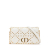 Christian Dior AB Dior White Calf Leather Mini skin Macrocannage Lucky Star Caro Bag Italy