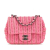 Chanel B Chanel Pink Lambskin Leather Leather Paris Seoul Mini Crochet Lambskin Flap Italy