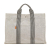 Hermès B Hermès Gray Light Gray Canvas Fabric Fourre Tout MM France