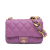 Chanel B Chanel Purple Lambskin Leather Leather Small Quilted Lambskin Funky Town Flap Italy