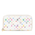 Louis Vuitton B Louis Vuitton White Monogram Multicolore Canvas Canvas Monogram Multicolore Zippy Wallet Spain