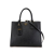 Prada B Prada Black Saffiano Leather Lux Bicolor Satchel Italy