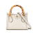 Gucci AB Gucci White Calf Leather Mini skin Bamboo Diana Satchel Italy