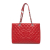 Chanel B Chanel Red Caviar Leather Leather Caviar Grand Shopping Tote Italy