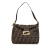 Fendi B Fendi Brown Canvas Fabric Zucca Double Flap Shoulder Bag Italy