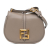 Fendi AB Fendi Gray Calf Leather Mini C’mon Crossbody Italy