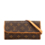 Louis Vuitton B Louis Vuitton Brown Monogram Canvas Canvas Monogram Pochette Twin PM United States