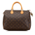 Louis Vuitton B Louis Vuitton Brown Monogram Canvas Canvas Monogram Speedy 30 France